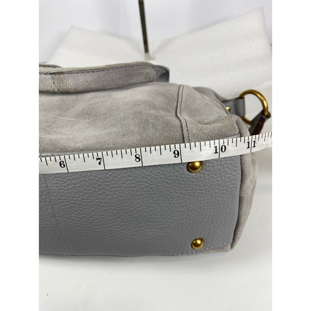 Aimee Kestenberg Mini Hudson Leather Satchel Gray - Picture 10 of 15